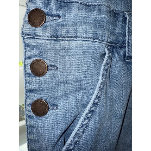 Y2K Patchwork Denim Overalls Light Wash Straight Leg 16W Plus Vintage Workwear - Picture 7 of 12